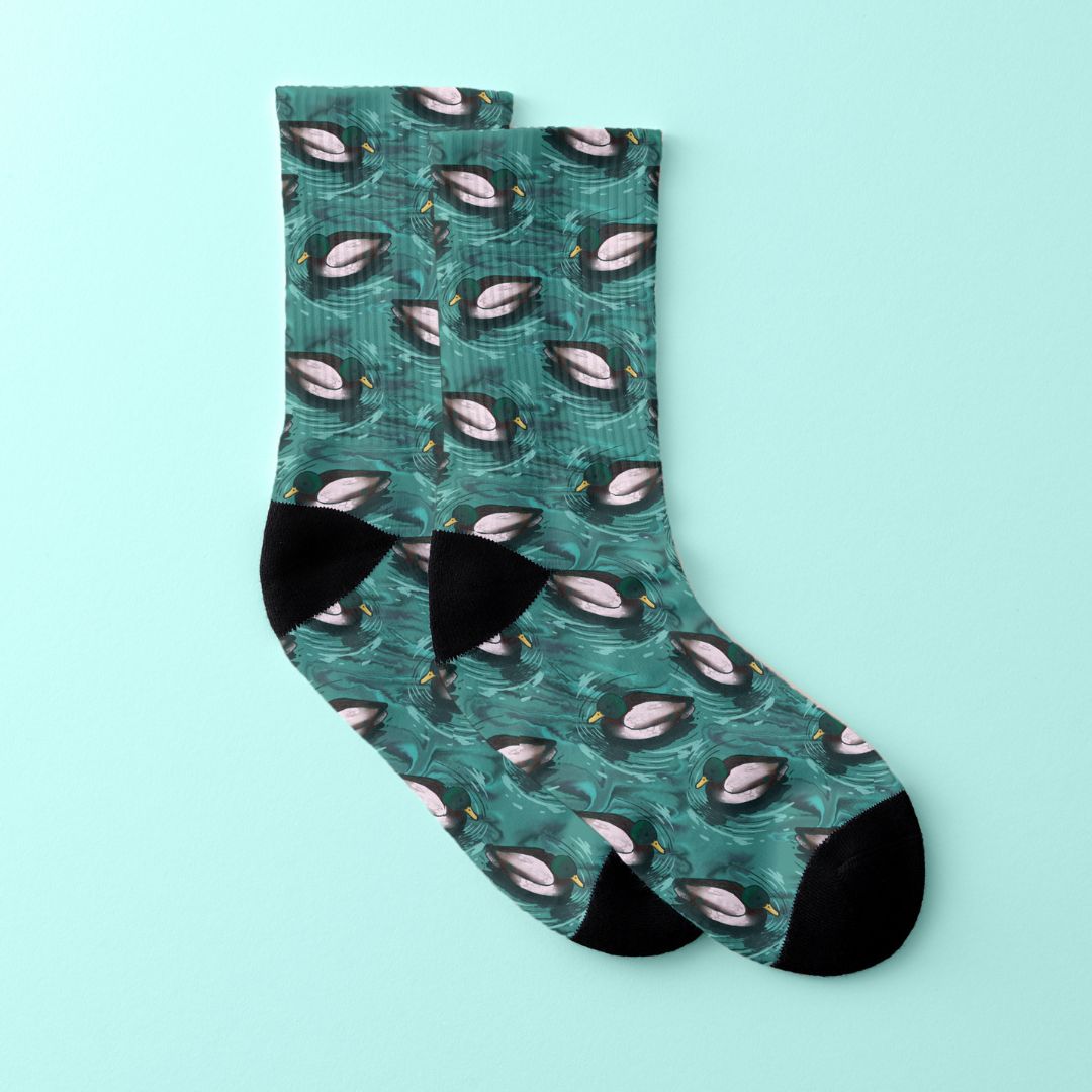 Mallards pattern Socks