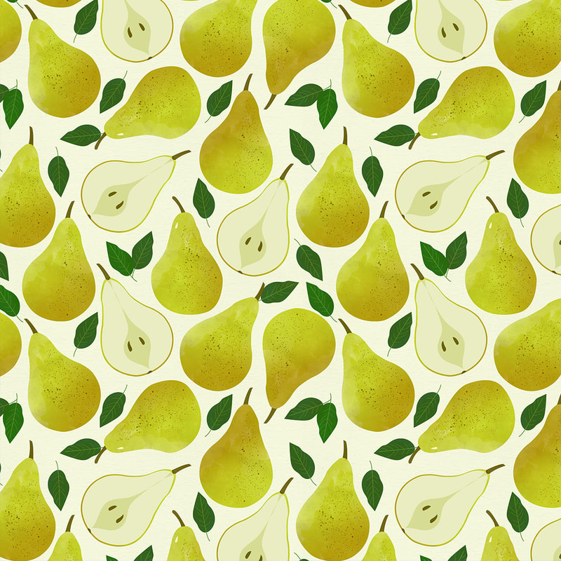 Green Pears Pattern