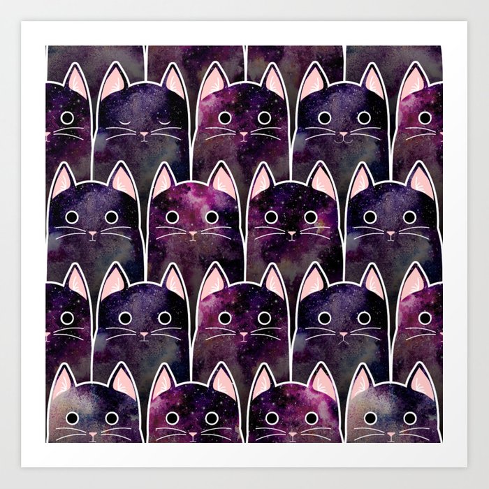 Many Galaxy Cats Pattern