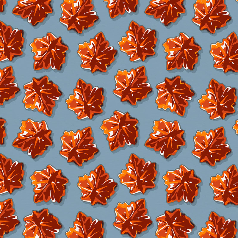 Canadian Maple Syrup Candies Pattern
