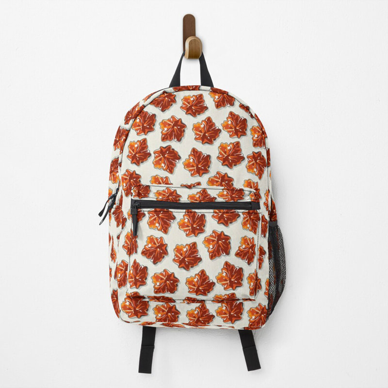 Maple Sugar Candy Pattern Backpack