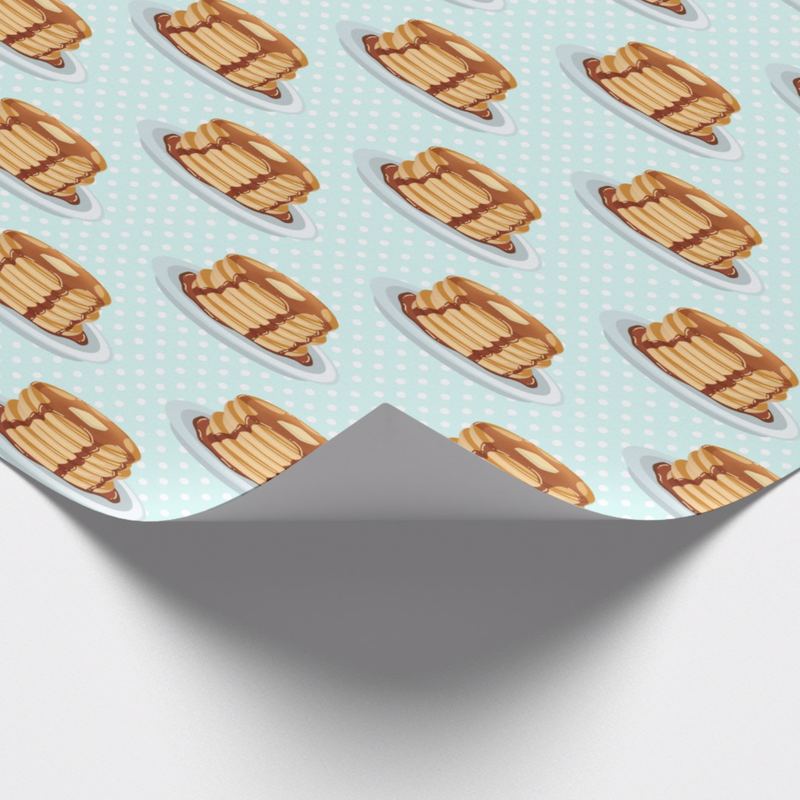 Pancakes & Polkadots Pattern Wrapping Paper